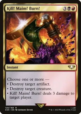Kill! Maim! Burn! · 128