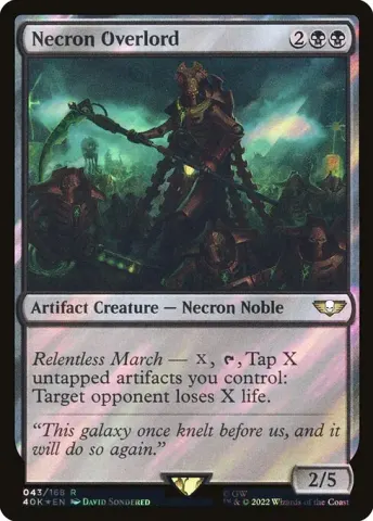 Necron Overlord · 43