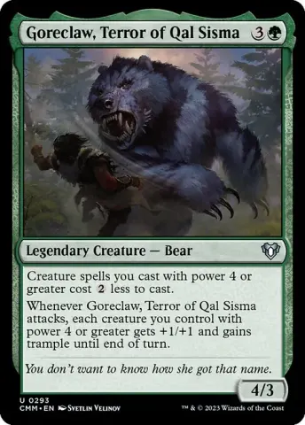 Goreclaw, Terror of Qal Sisma · 293