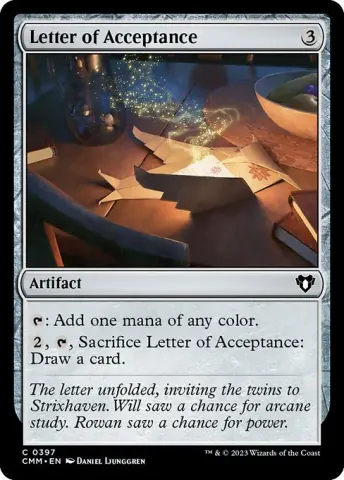 Letter of Acceptance · 397