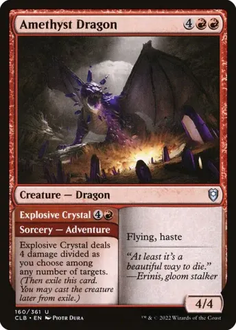 Amethyst Dragon // Explosive Crystal · 160