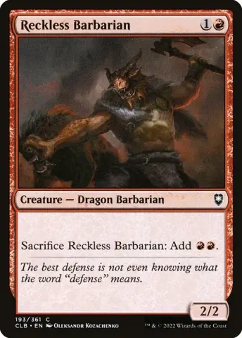 Reckless Barbarian · 193