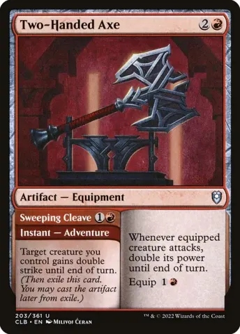 Two-Handed Axe // Sweeping Cleave · 203