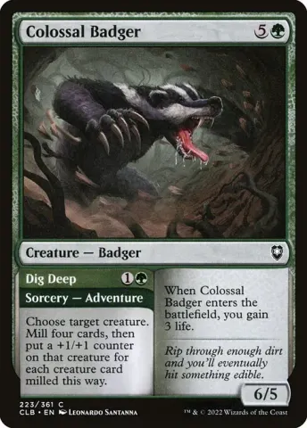 Colossal Badger // Dig Deep · 223