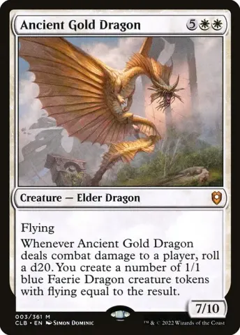 Ancient Gold Dragon · 3