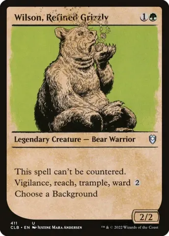 Wilson, Refined Grizzly · 411