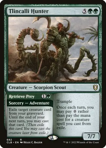 Tlincalli Hunter // Retrieve Prey · 682