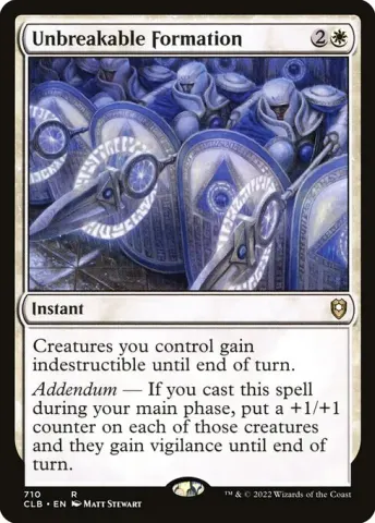 Unbreakable Formation · 710