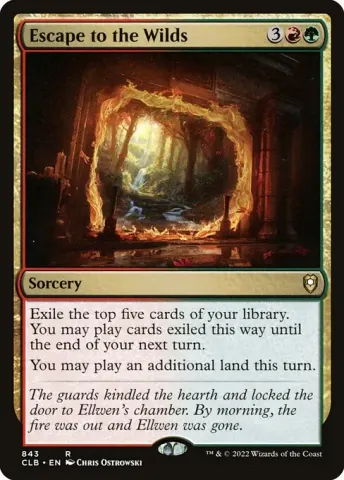 Escape to the Wilds · 843