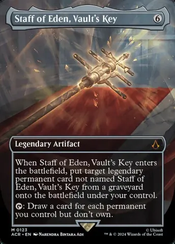 Staff of Eden, Vault's Key · 123