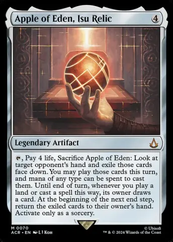 Apple of Eden, Isu Relic · 70