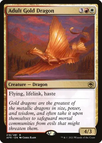 Adult Gold Dragon · 216