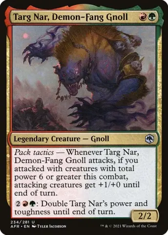 Targ Nar, Demon-Fang Gnoll · 234