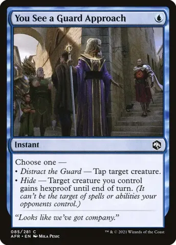 You See a Guard Approach · 85