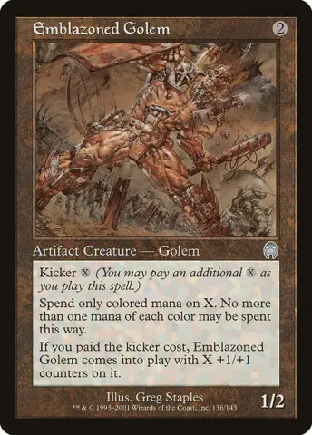 Emblazoned Golem · 136