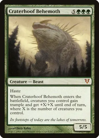 Craterhoof Behemoth · 172