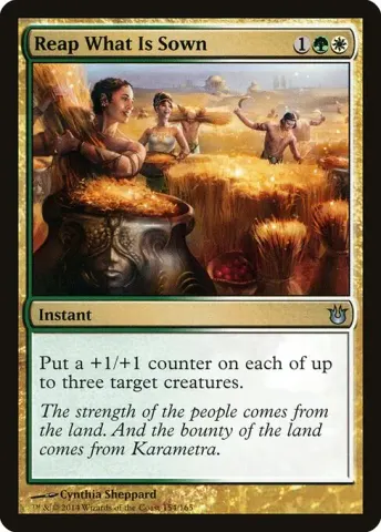 Reap What Is Sown · 154