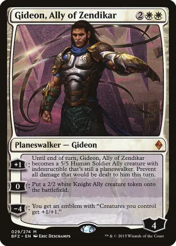 Gideon, Ally of Zendikar · 29