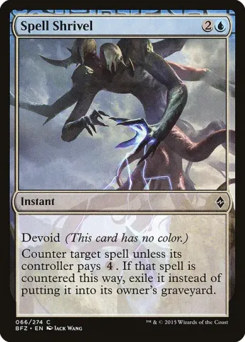 Spell Shrivel · 66