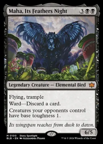 Maha, Its Feathers Night · 100