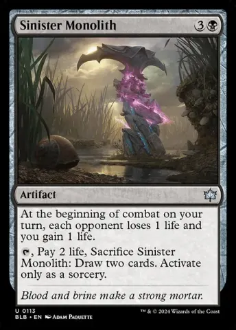 Sinister Monolith · 113