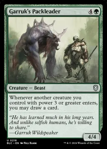 Garruk's Packleader · 218
