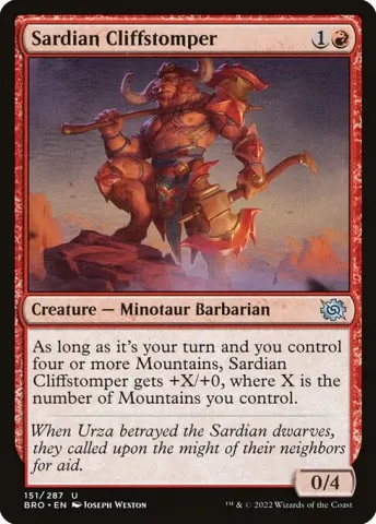 Sardian Cliffstomper · 151