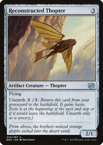 Reconstructed Thopter · 242