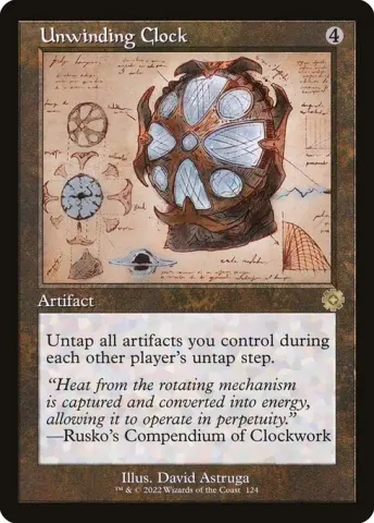 Unwinding Clock · 124