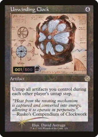 Unwinding Clock · 124z