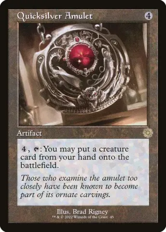 Quicksilver Amulet · 45