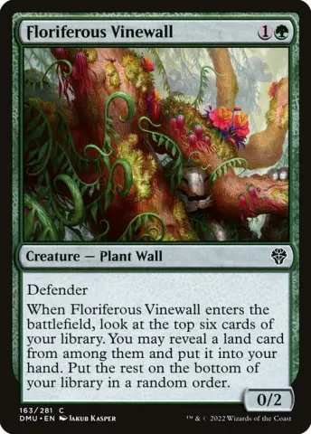 Floriferous Vinewall · 163