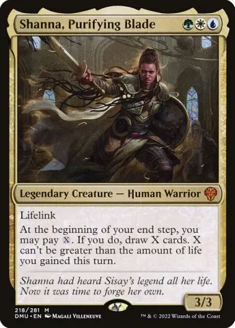 Shanna, Purifying Blade · 218