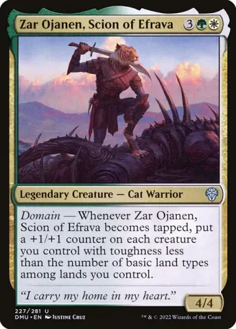 Zar Ojanen, Scion of Efrava · 227