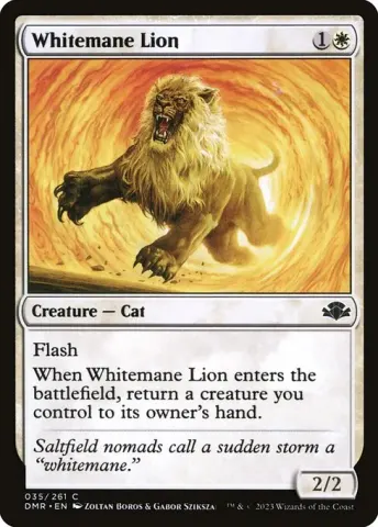 Whitemane Lion · 35