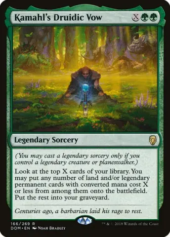 Kamahl's Druidic Vow · 166