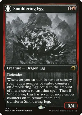 Smoldering Egg // Ashmouth Dragon · 159