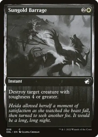 Sungold Barrage · 36