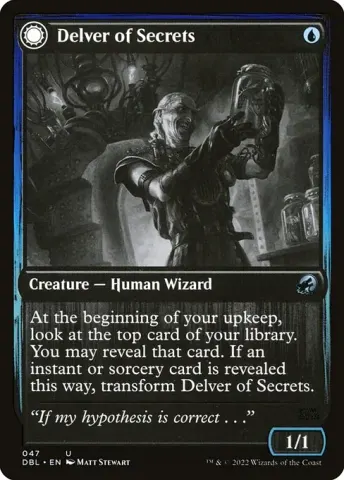 Delver of Secrets // Insectile Aberration · 47
