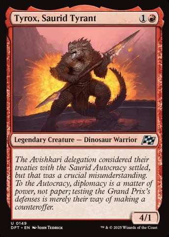 Tyrox, Saurid Tyrant · 149