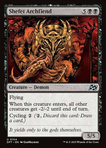 Shefet Archfiend · 104
