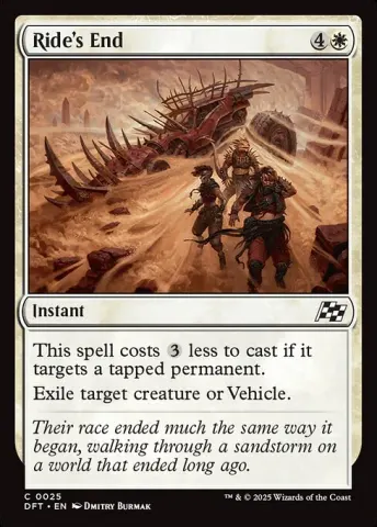 Ride's End · 25