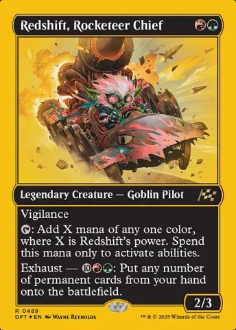 Redshift, Rocketeer Chief · 489