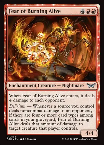Fear of Burning Alive · 135