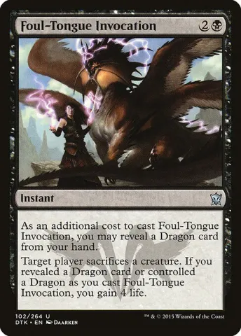 Foul-Tongue Invocation · 102