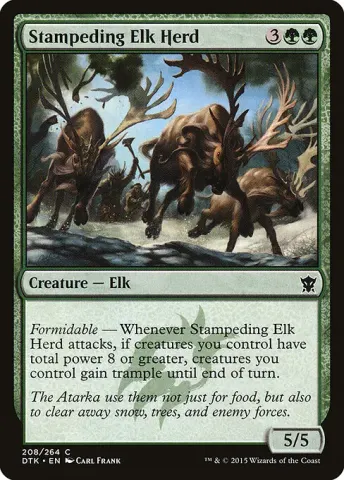 Stampeding Elk Herd · 208
