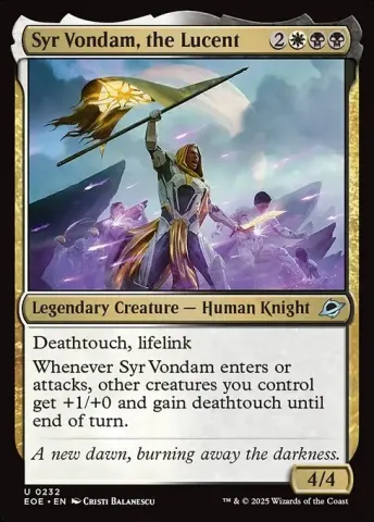 Syr Vondam, the Lucent · 232