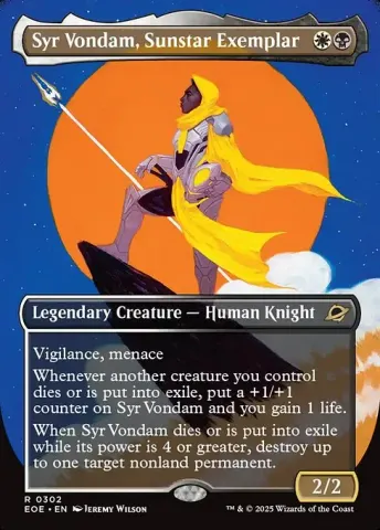 Syr Vondam, Sunstar Exemplar · 302