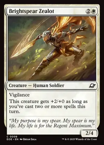 Brightspear Zealot · 8