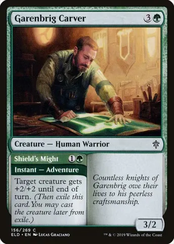 Garenbrig Carver // Shield's Might · 156
